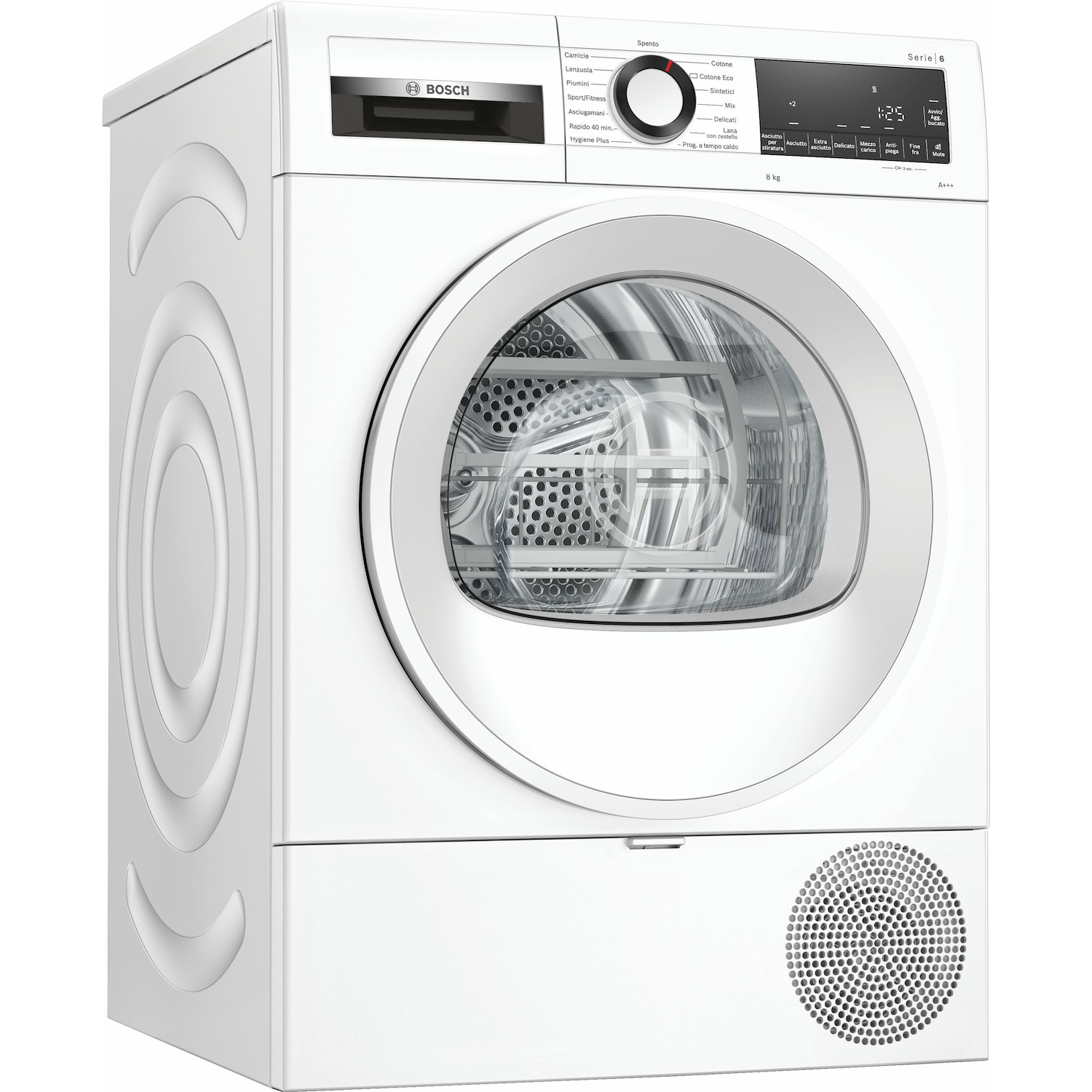 Bosch Wqg233D1It Serie 6 Asciugatrice A Pompa Di Calore 8 Kg Classe A+++ - Darkerine Bosch Wqg233D1It Serie 6 Asciugatrice A Pompa Di Calore 8 Kg Classe A+++