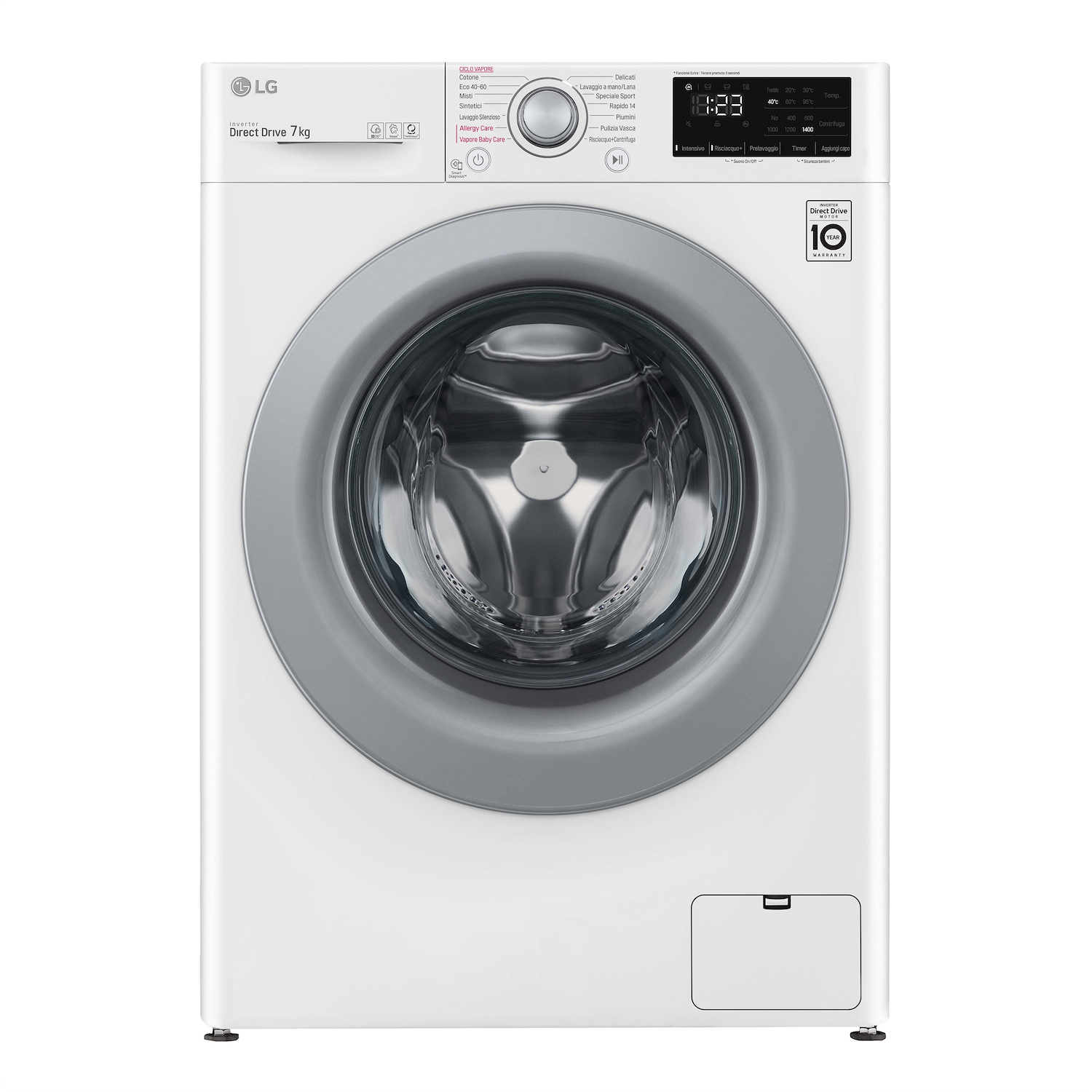 Lg F2Wv3S7S4E Lavatrice Slim 7Kg Ai Dd