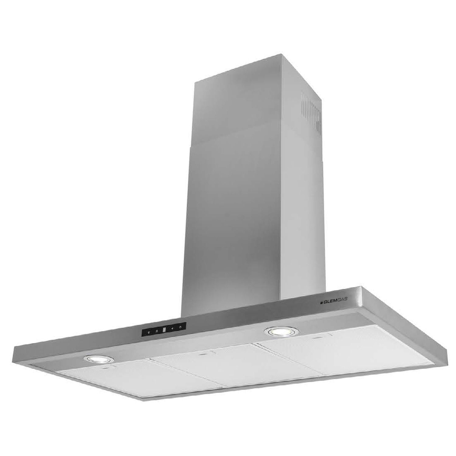 Glem Gas Cappa A Parete Da 90 Inox