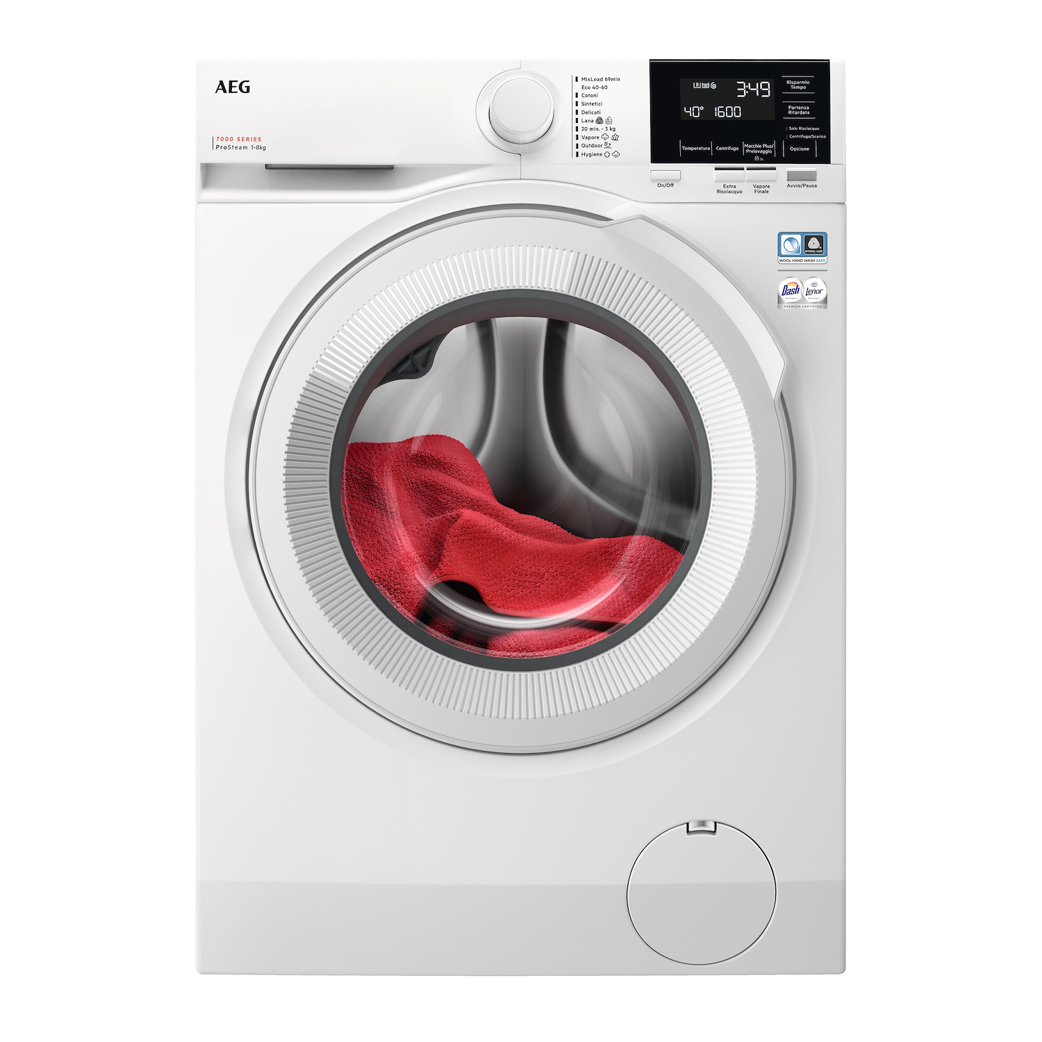 Aeg Lr7G86Xw Serie 7000 8 Kg Con Tecnologia Prosteam® - Darkerine Aeg Lr7G86Xw Serie 7000 8 Kg Con Tecnologia Prosteam®