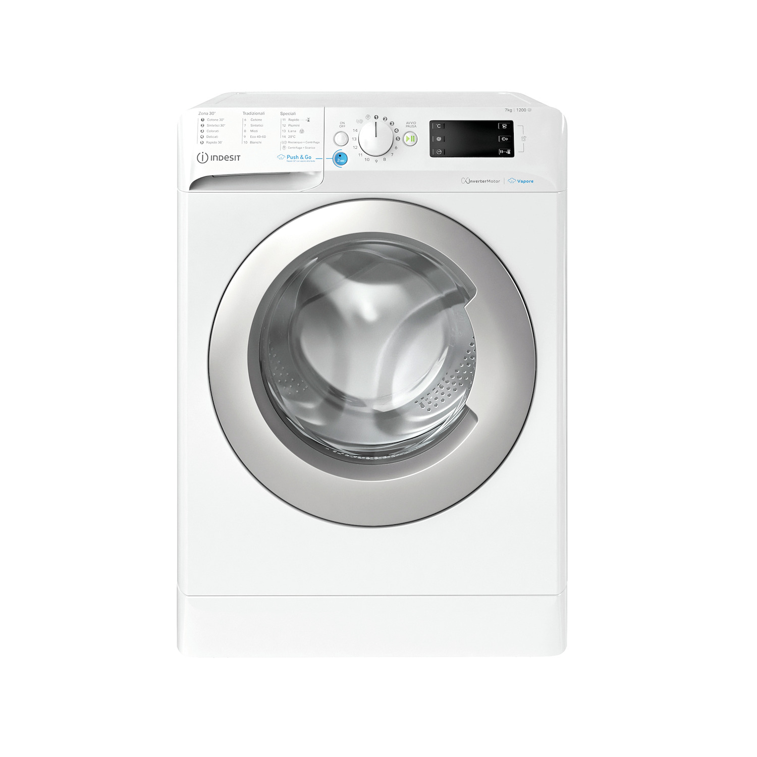 Indesit Innex Bwse 7125X Sv It Lavatrice Caricamento Frontale 7 Kg 1200 Giri/Min Bianco