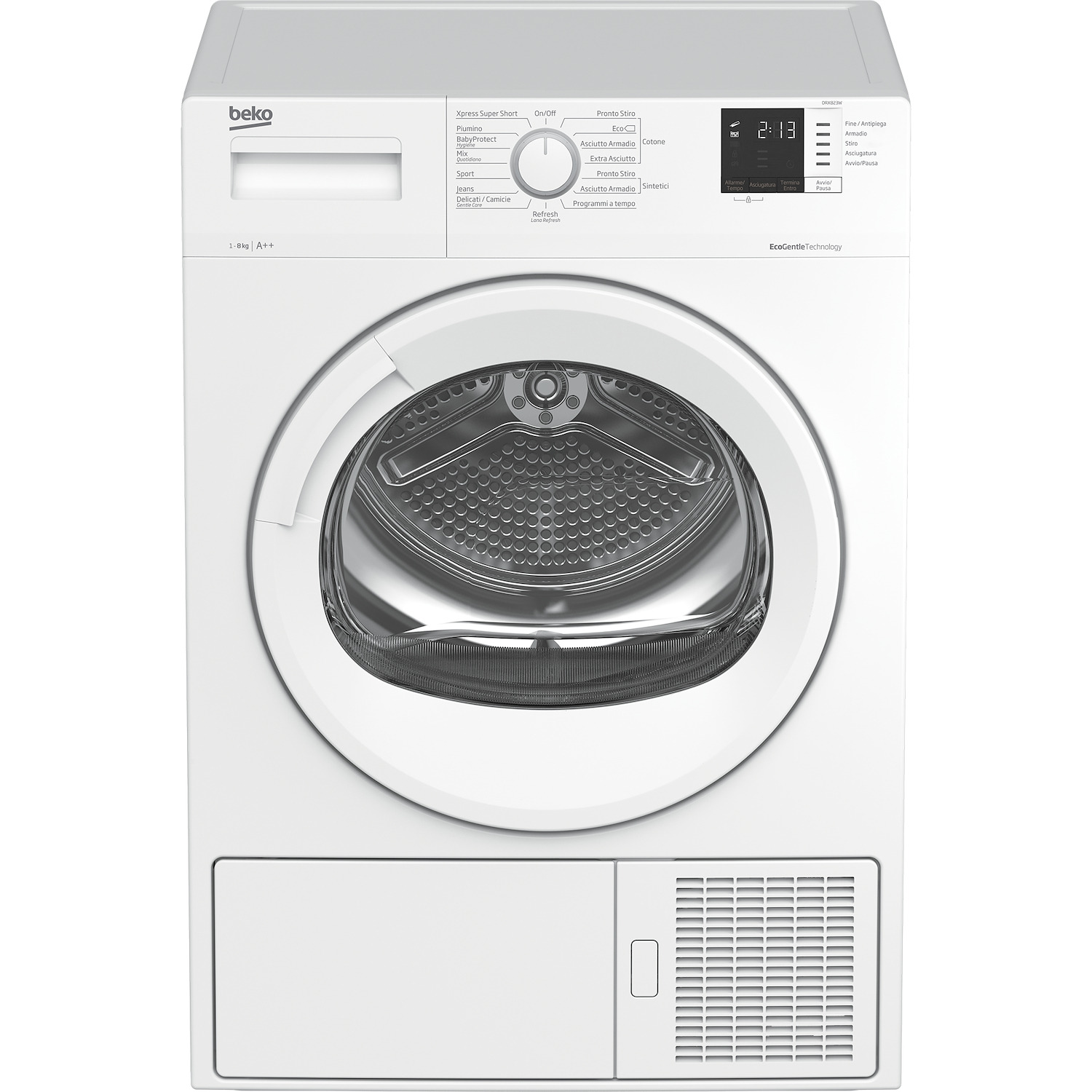 Beko Drx823W Asciugatrice Libera Installazione Caricamento Frontale 8 Kg A++ Bianco - Darkerine Beko Drx823W Asciugatrice Libera Installazione Caricamento Frontale 8 Kg A++ Bianco