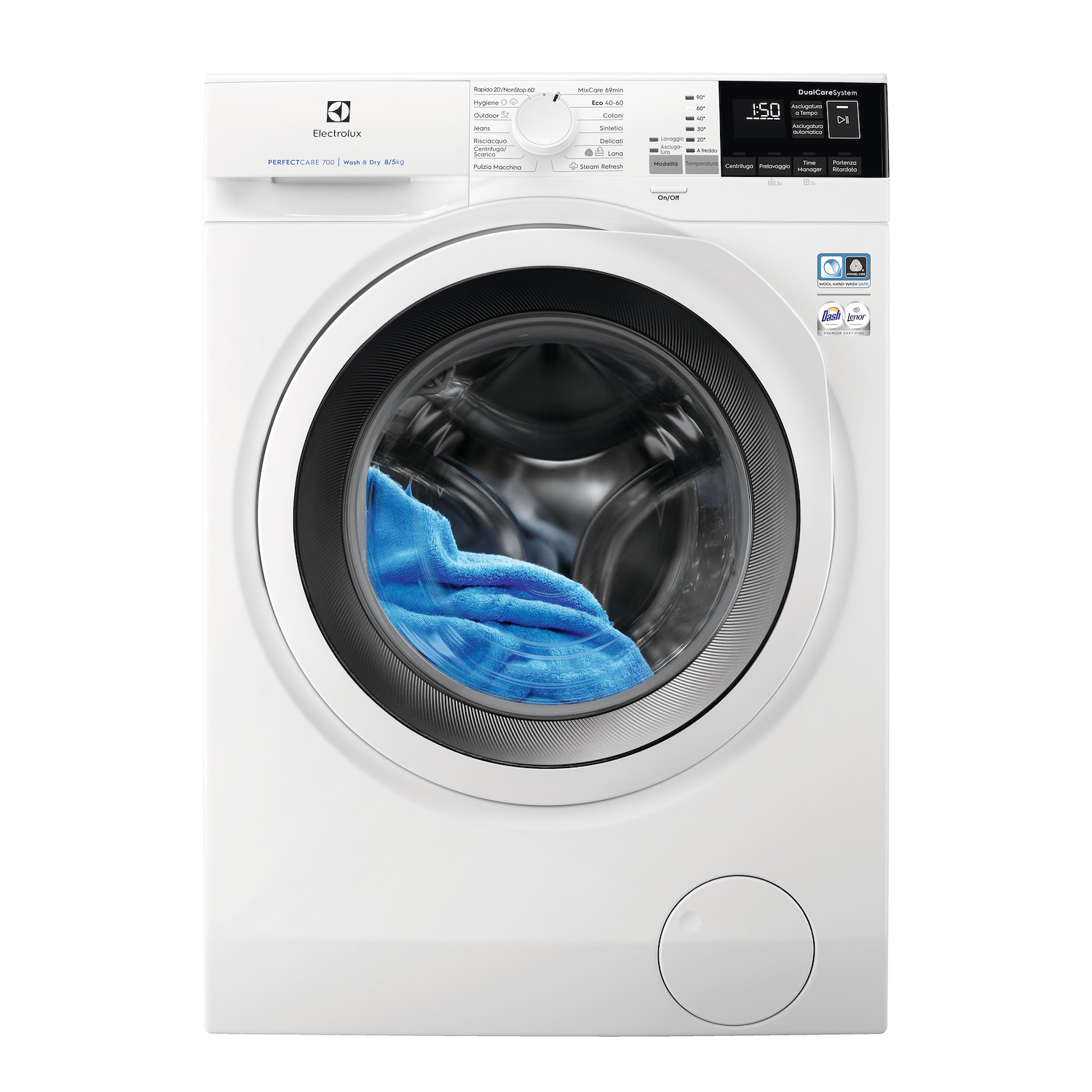 Electrolux Ew7W85W6 Lavasciuga Serie 700 Dualcare 8 Kg