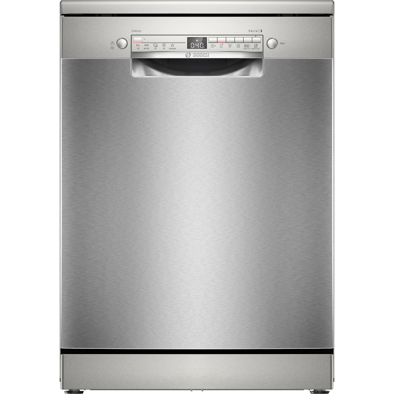 Bosch Sms2Hti02E Serie 2 Lavastoviglie Da Libera Installazione 60 Cm Acciaio Classe D