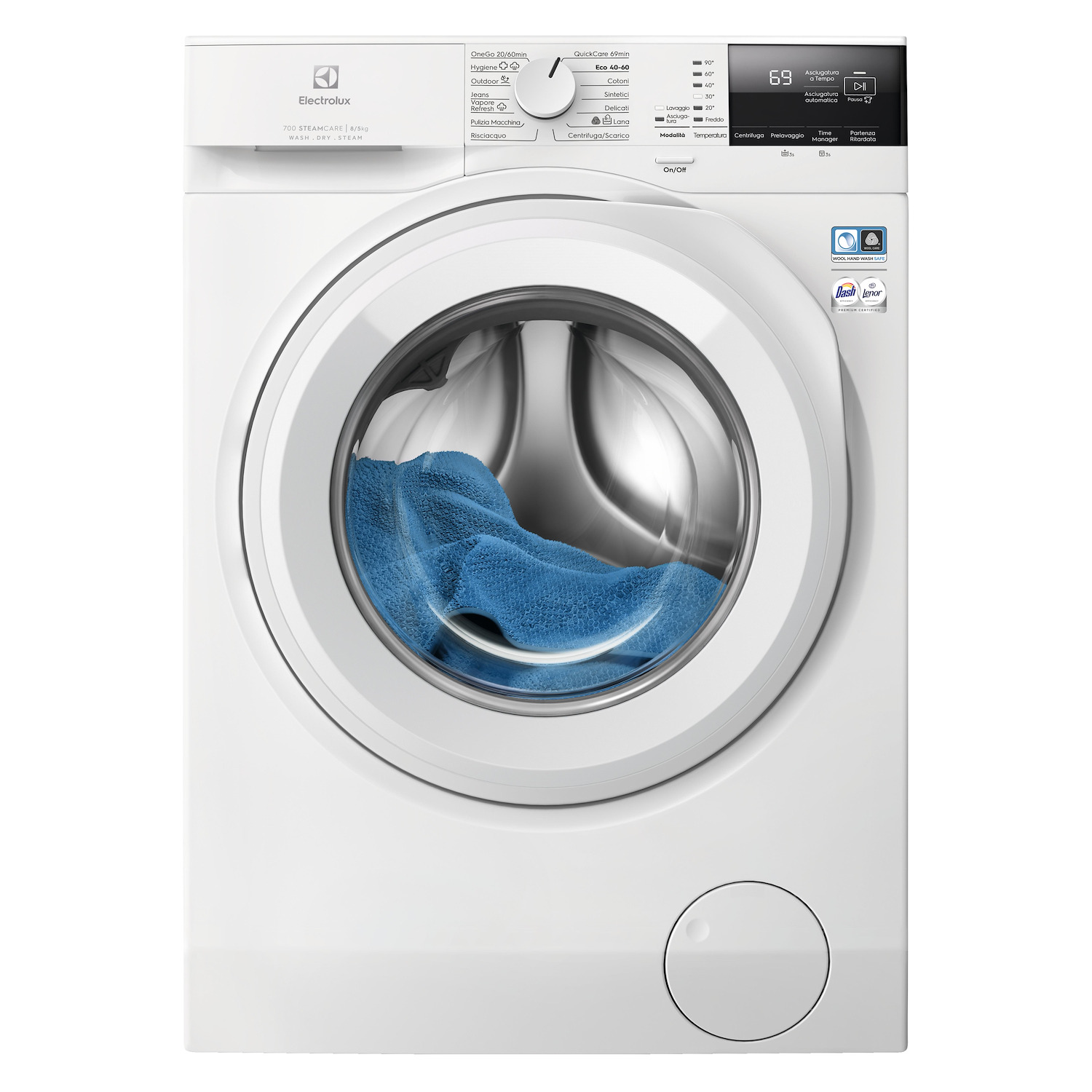 Electrolux Ew7W285W Lavasciuga A Carica Frontale Steamcare 700