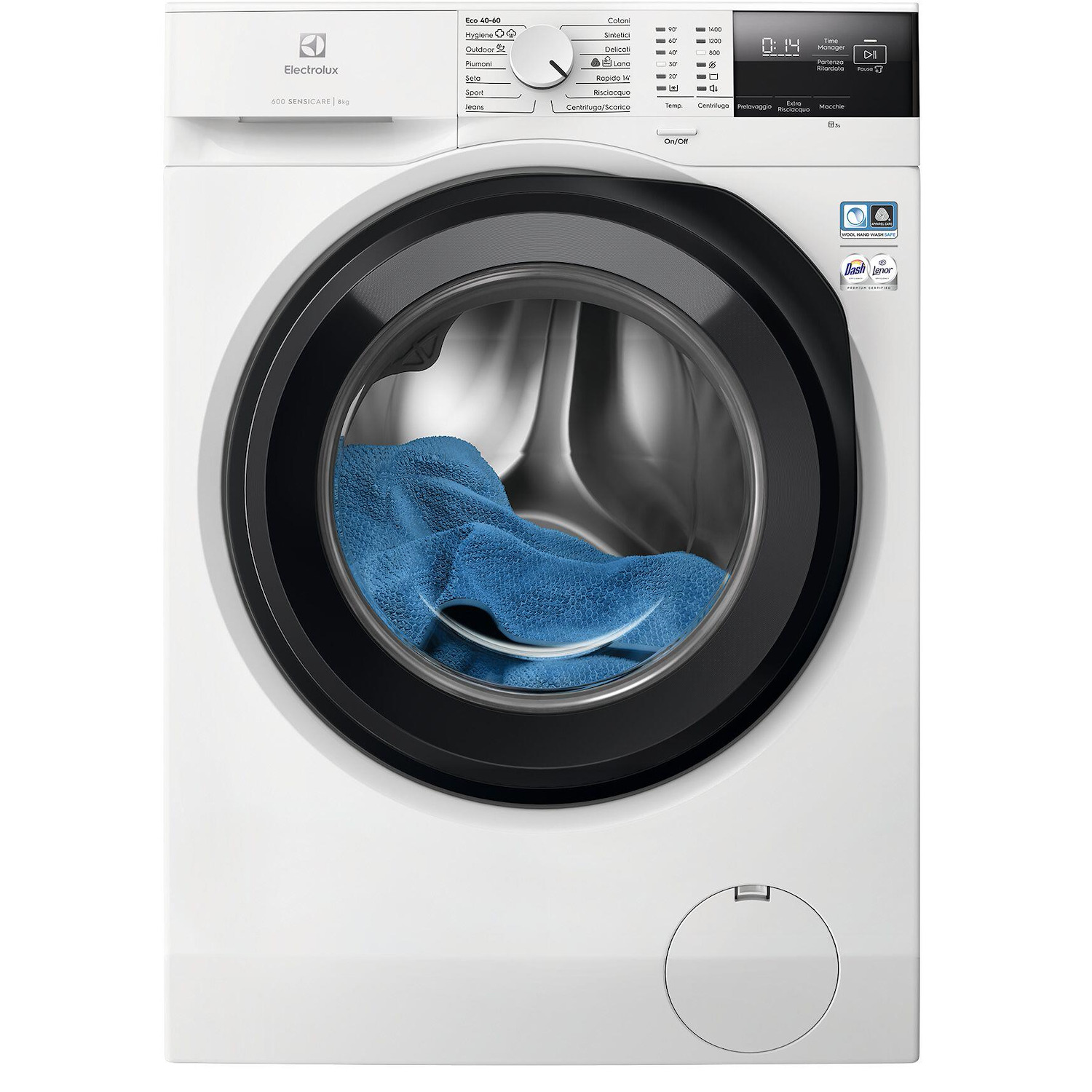 Electrolux Ew6F28G Lavatrice Carica Frontale Serie 600 Sensicare 8 Kg