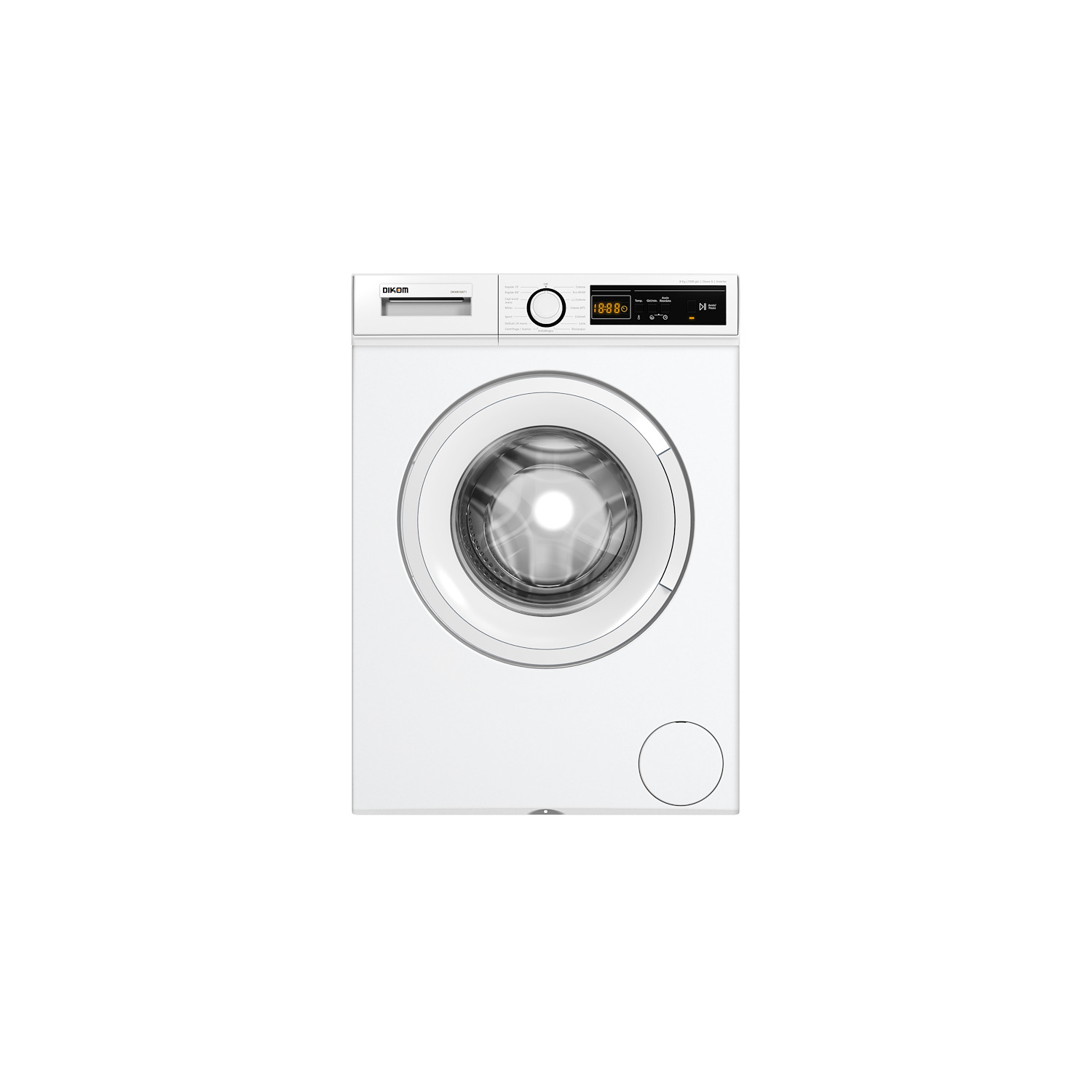 Dikom Dkw810At1 – Lavatrice A Carica Frontale A Libera Installazione