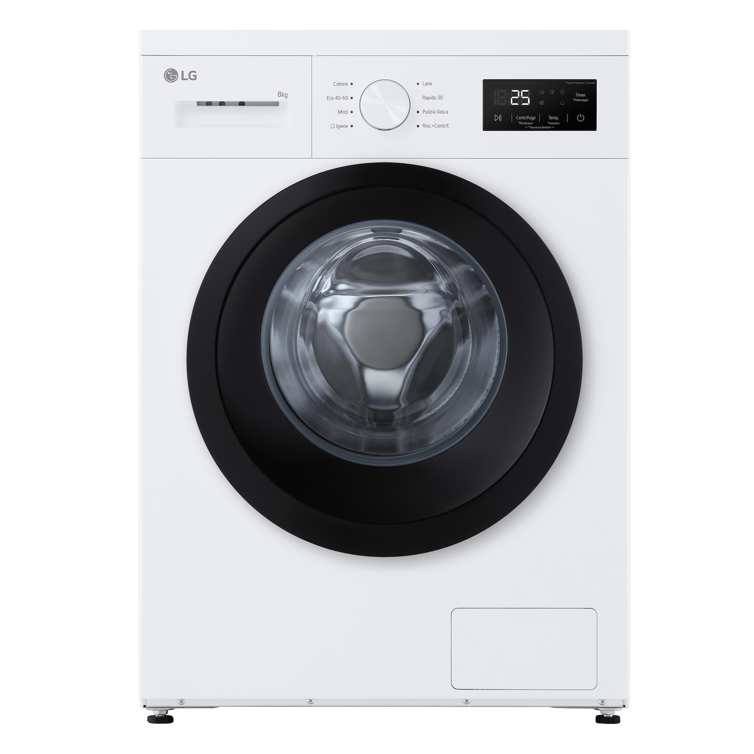 Lg F4Na10S8Nwk Lavatrice Slim 7Kg