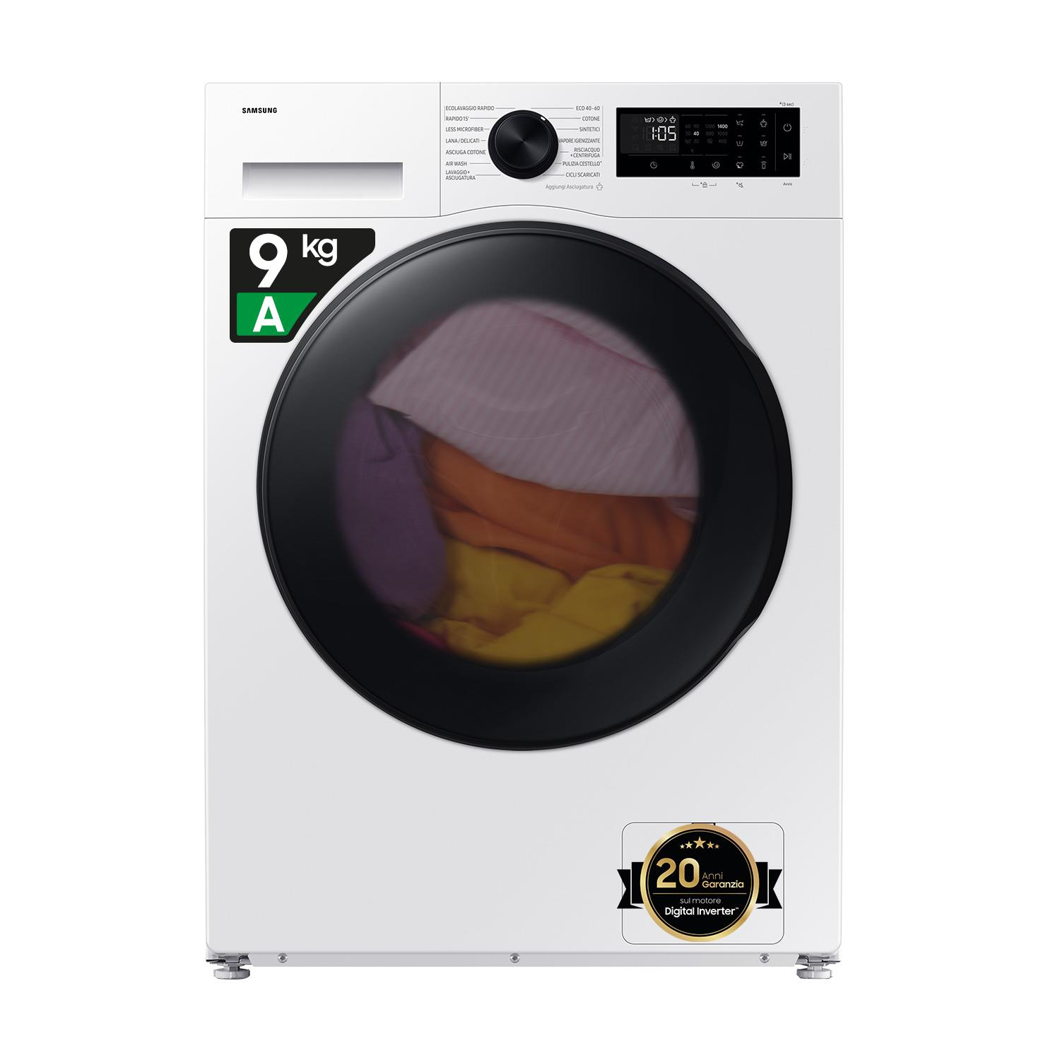 Samsung Lavasciuga Serie 5100D Crystal Wifi Classe A 10% Extra Efficienza