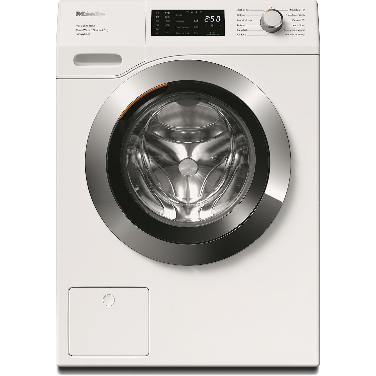 Miele Wee395 Wcs Pwash&Amp;Steam&Amp;8Kg Lavatrice W1 Caricamento Frontale 1400 Giri/Min
