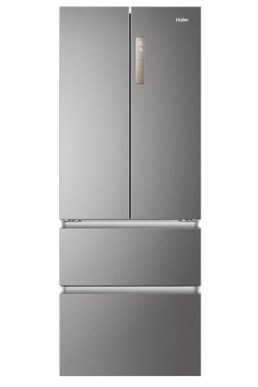 Haier Frigorifero Porta Francese No Frost 446L Inox Classe E 37dB Ventilato
