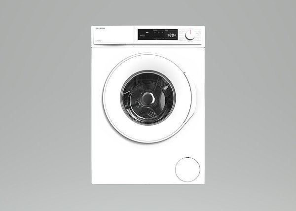 Sharp Lavatrice Carica Frontale 6Kg Classe Energetica D Bianco ES-NFA6101WD
