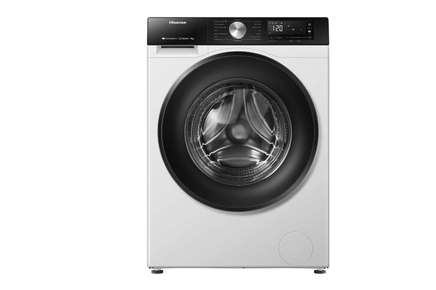 Hisense Lavatrice Front Load Inverter 9kg WF3S9043BW3 Bianco Nero