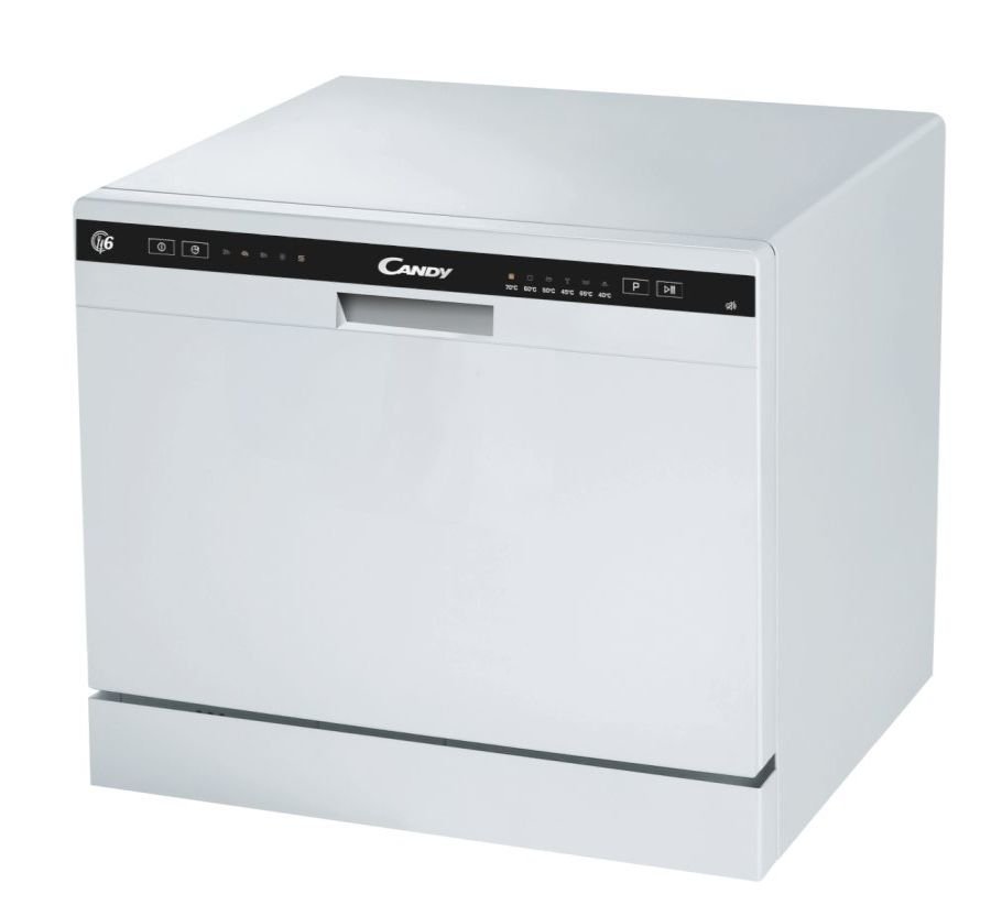 Candy Lavastoviglie Compatta 6 Coperti Display Classe F Bianco Nero