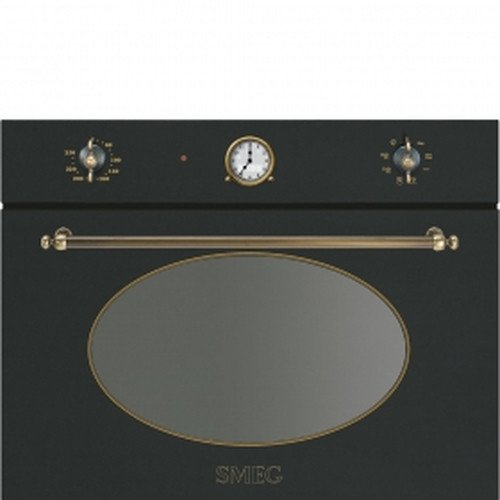 Smeg Forno Elettrico 40L con Microonde e Grill Antracite 3300W