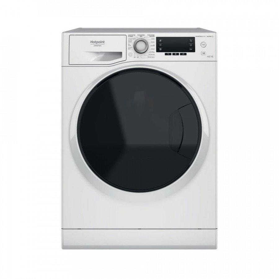 Hotpoint Lavasciuga Inverter 11/7KG 1400 Giri Vapore Bianco Nero