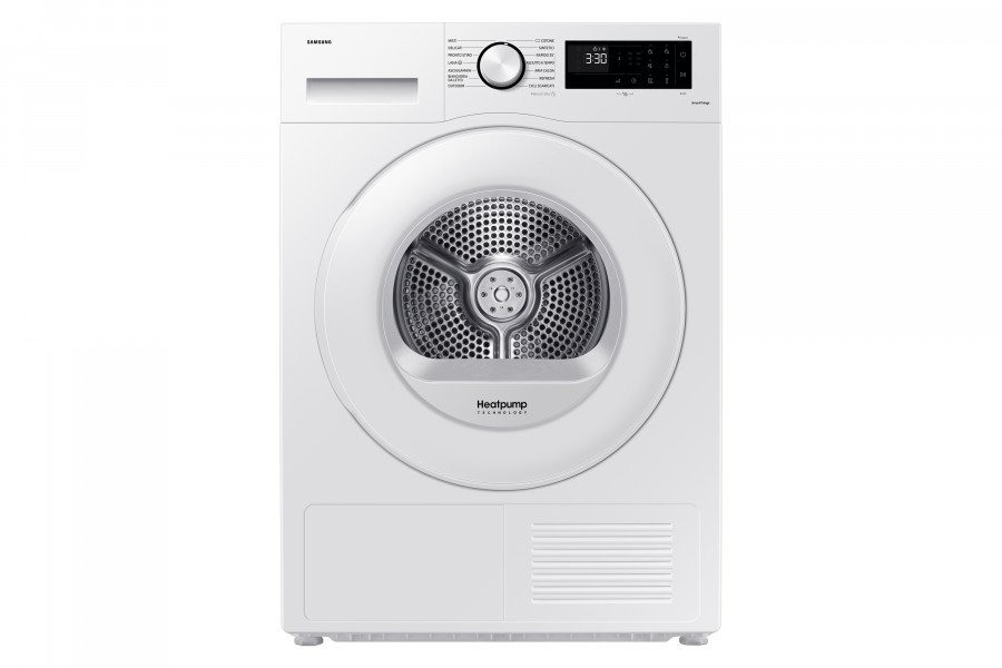 Samsung Asciugatrice Pompa di Calore 9 kg Bianco Classe A++ Wi-Fi DV90CGC0A0TEET