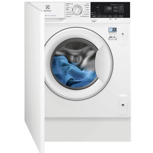 Electrolux Lavatrice e Asciugatrice a Vapore 7/4 kg 1600 RPM Bianco