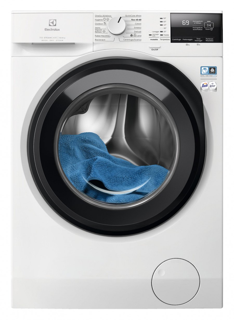 Electrolux Lavatrice Asciugatrice 10/6KG 1600 Giri Carica Frontale Bianco