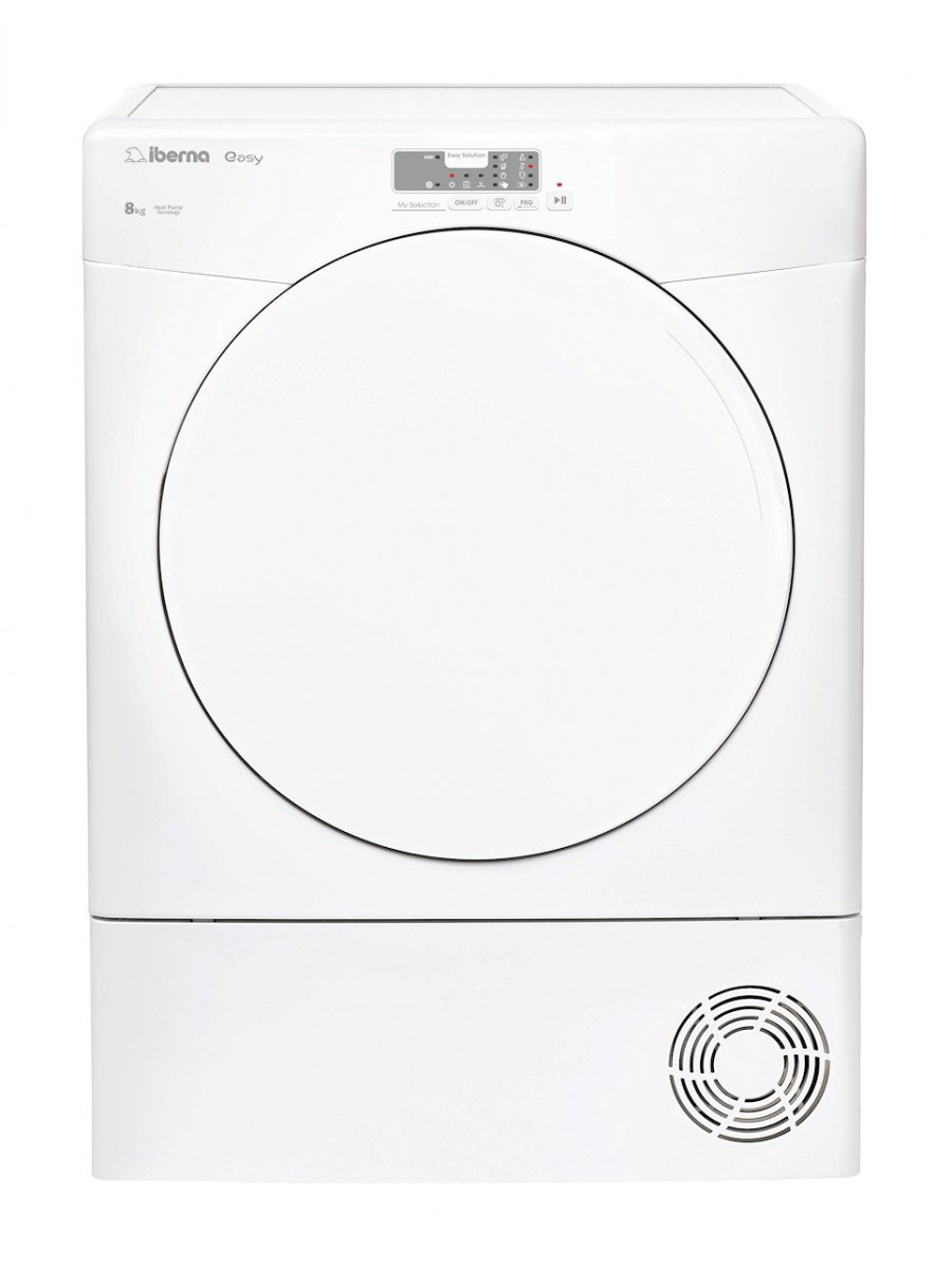 Iberna Asciugatrice 8Kg A+ IEYEH8A1L-S Bianco Pompa di Calore Carica Frontale