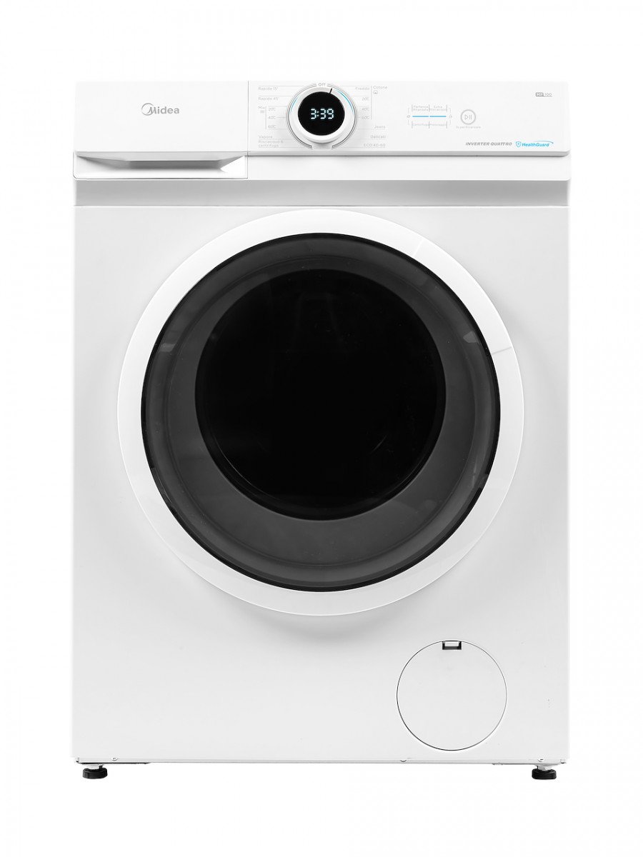Midea Lavatrice Carica Frontale 9Kg 1400 RPM Classe A MF100W90BA/W-IT Libera Installazione