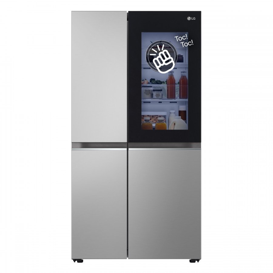 LG Frigorifero Side by Side GSVV80PYLL 655L Total No Frost Argento