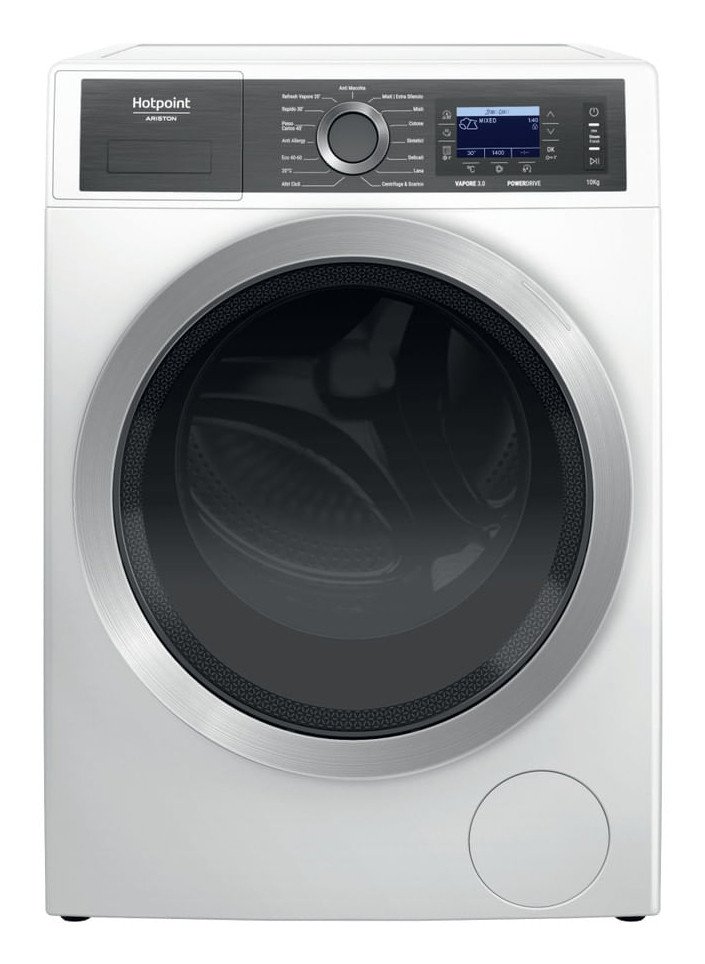 Hotpoint Lavatrice 10KG Inverter A Hotpoint H6 08 GPOWER Centrifuga 1400 RPM Bianco
