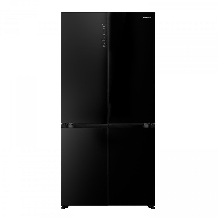 Hisense Frigorifero 486L No Frost Black Glass Touch Control