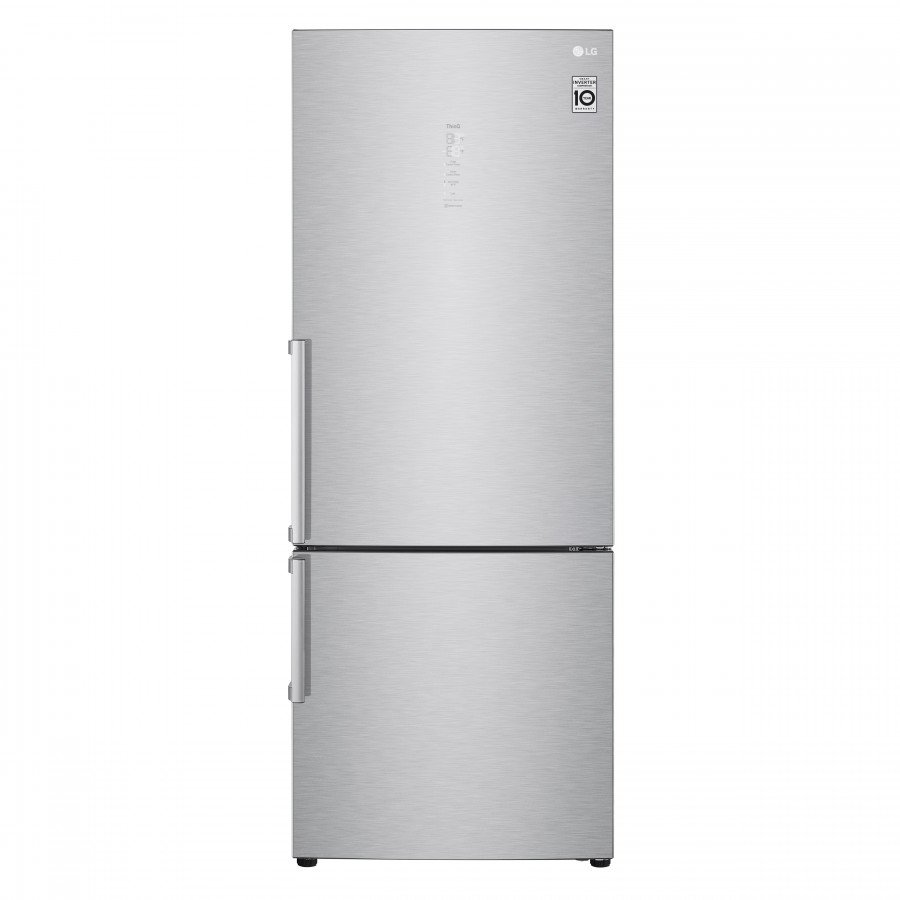 LG Frigorifero Combinato Inverter No Frost 462L Noble Steel Wi-Fi
