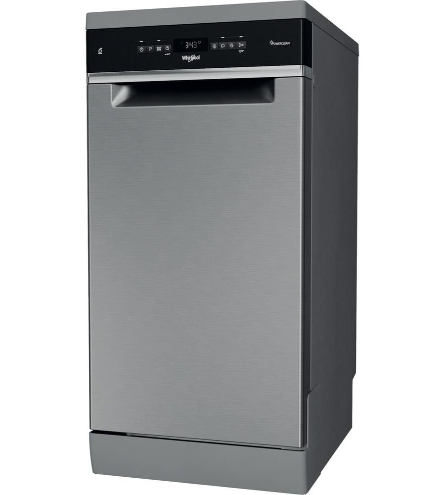 Whirlpool Lavastoviglie Compatta 10 Coperti Acciaio Inox 45cm 43dB Installazione Libera