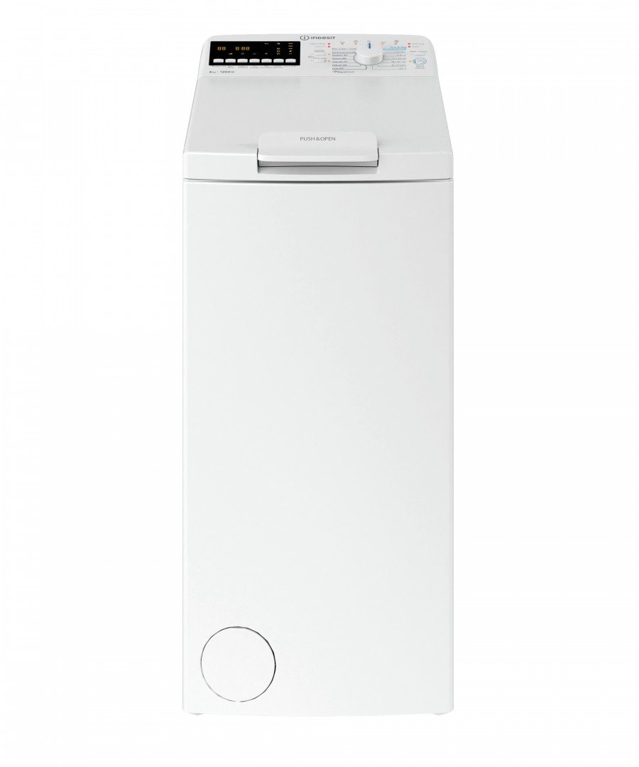 Indesit Lavatrice Caricamento dall'Alto 6KG 1200Giri Bianco Classe Energetica A Display