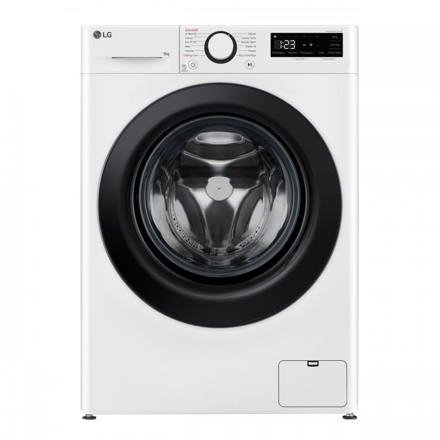 LG Lavatrice Frontale Inverter Direct Drive 9kg 1200 Giri Bianco