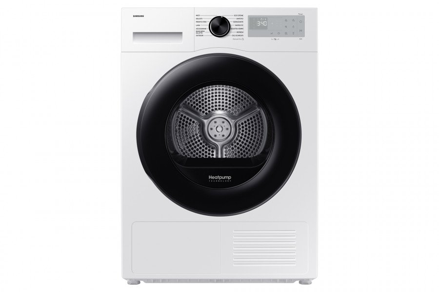 Samsung Asciugatrice Pompa di Calore 9kg DV90DG52A0AH Inverter A+++ Bianco