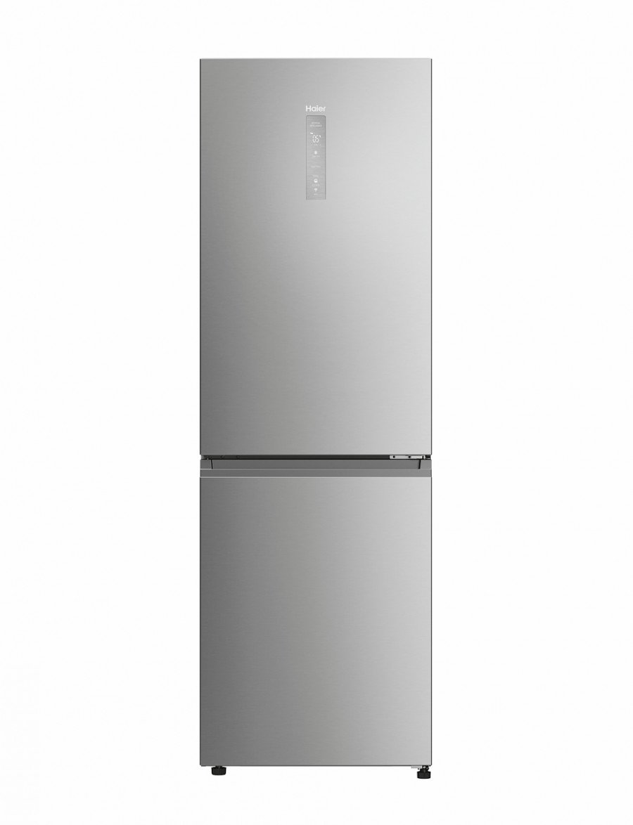 Haier Frigorifero Combinato 352L No Frost Argento Wi-Fi Display Touch Classe D