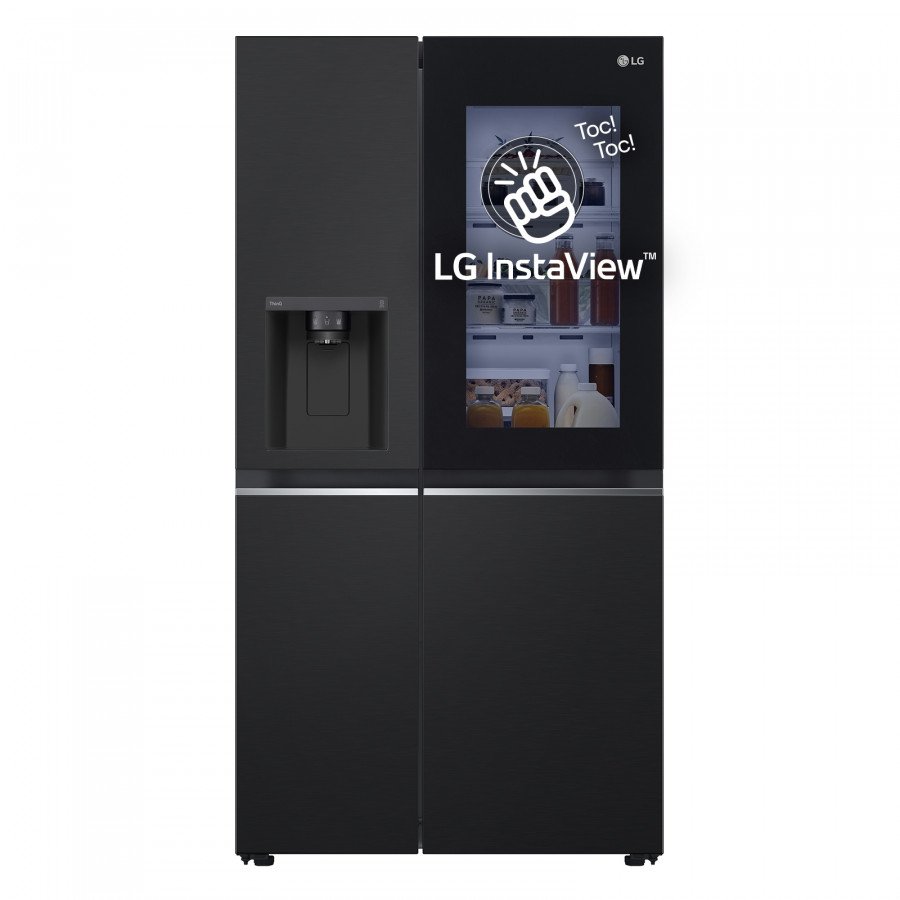 LG Frigorifero Side by Side 635L Display Nero No Frost Wi-Fi Dispenser Acqua