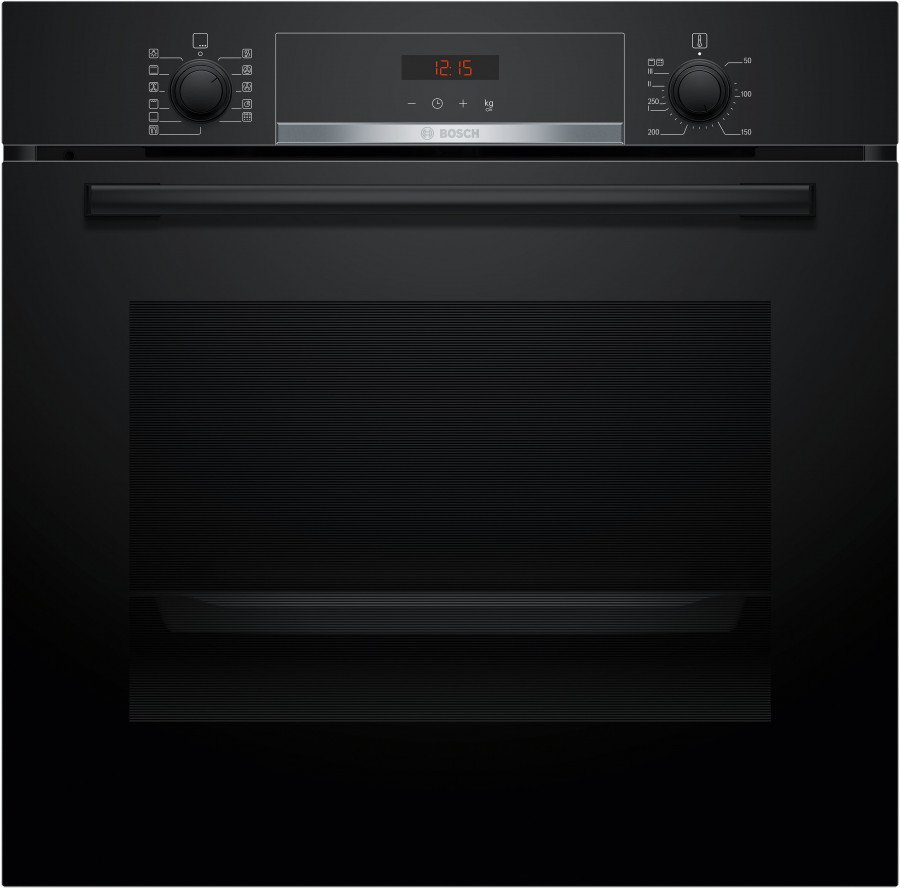 Bosch Forno Elettrico Da Incasso 71L Ventilato Autopulente Nero 3600W