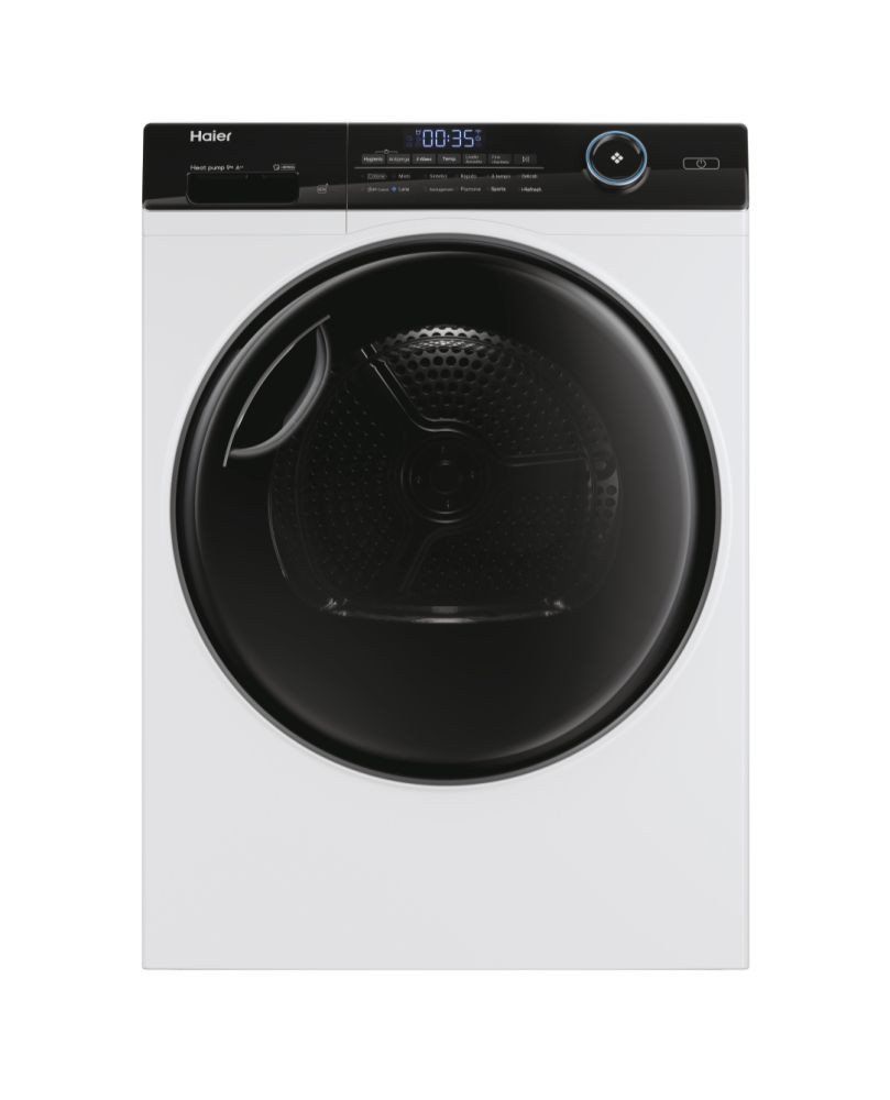 Haier Dryer Heat Pump 9kg Front Load A+++ Wi-Fi White