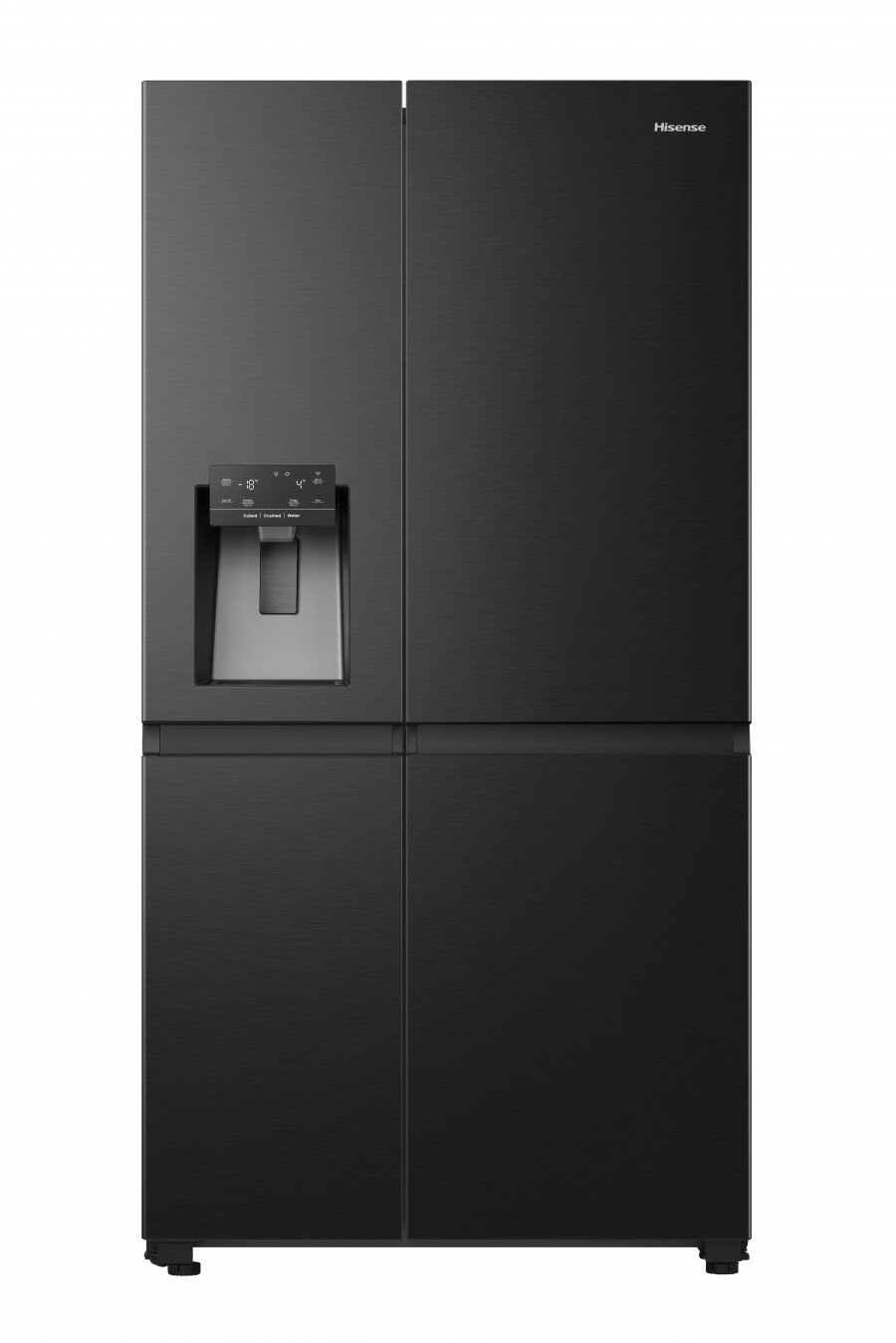 Hisense Frigorifero Side by Side Nero 632L Wi-Fi Inverter RS818N4TFE