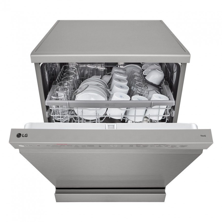 LG Lavastoviglie 14 Coperti Acciaio Inox QuadWash WiFi Libera Installazione
