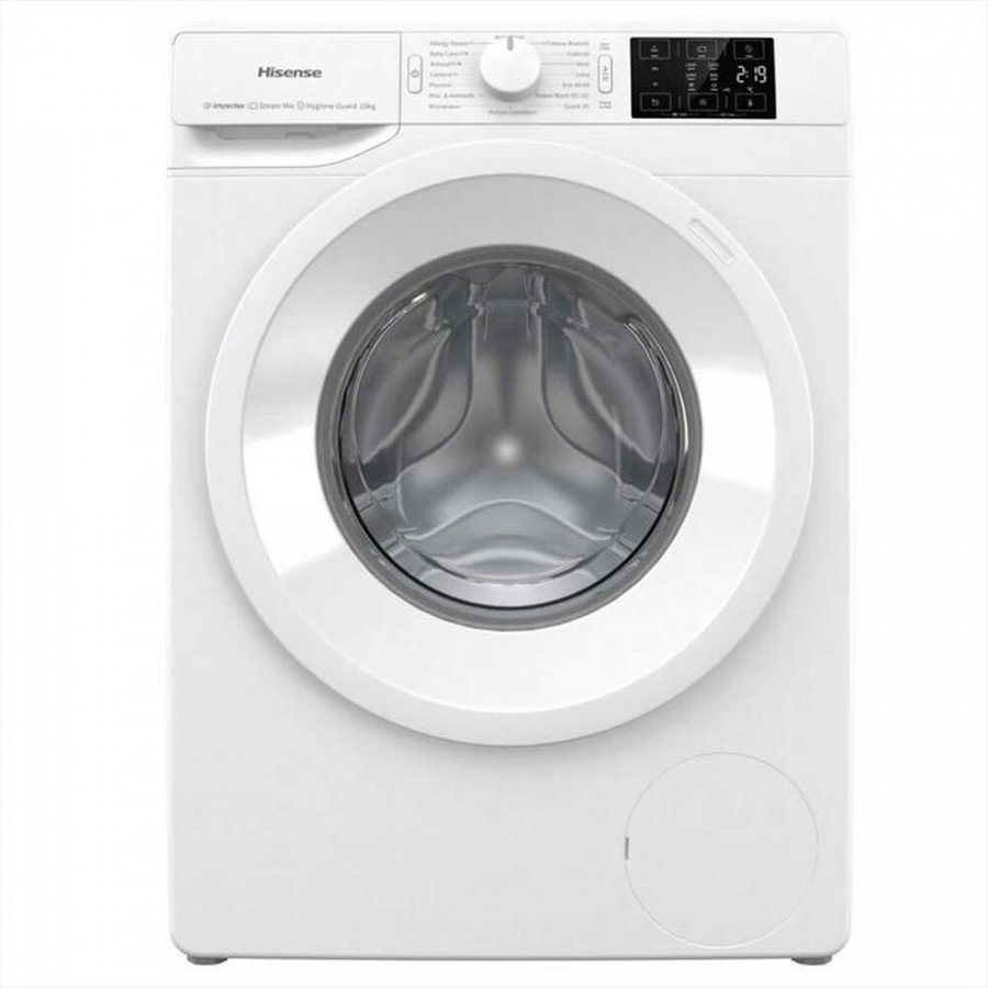 Hisense Lavatrice Frontale 10kg Inverter 1400 Giri Vapore Classe A Bianco